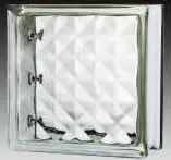 Checkers Glass Block