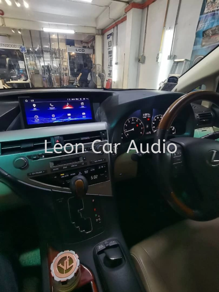 Leon Lexus rx350 oem 10.25" fhd android wifi usb mp5 gps system player
