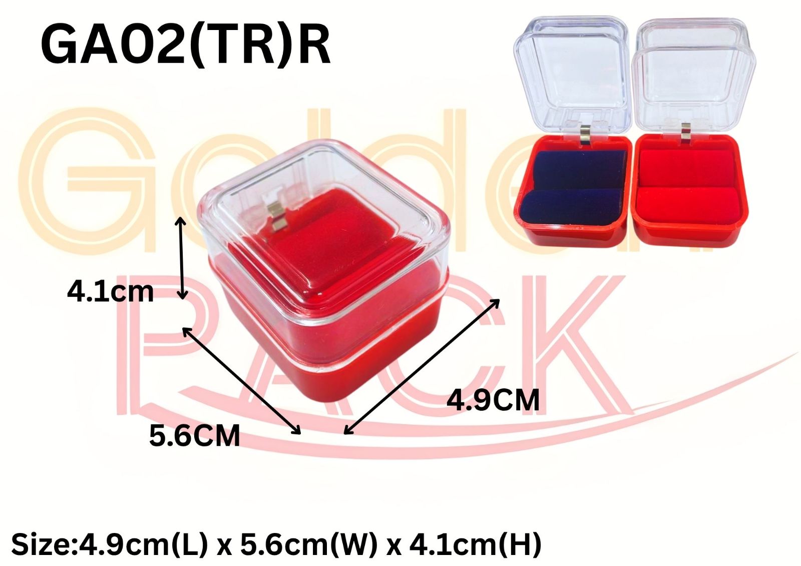 GA02TR(R)-Jewellery Plastic Box