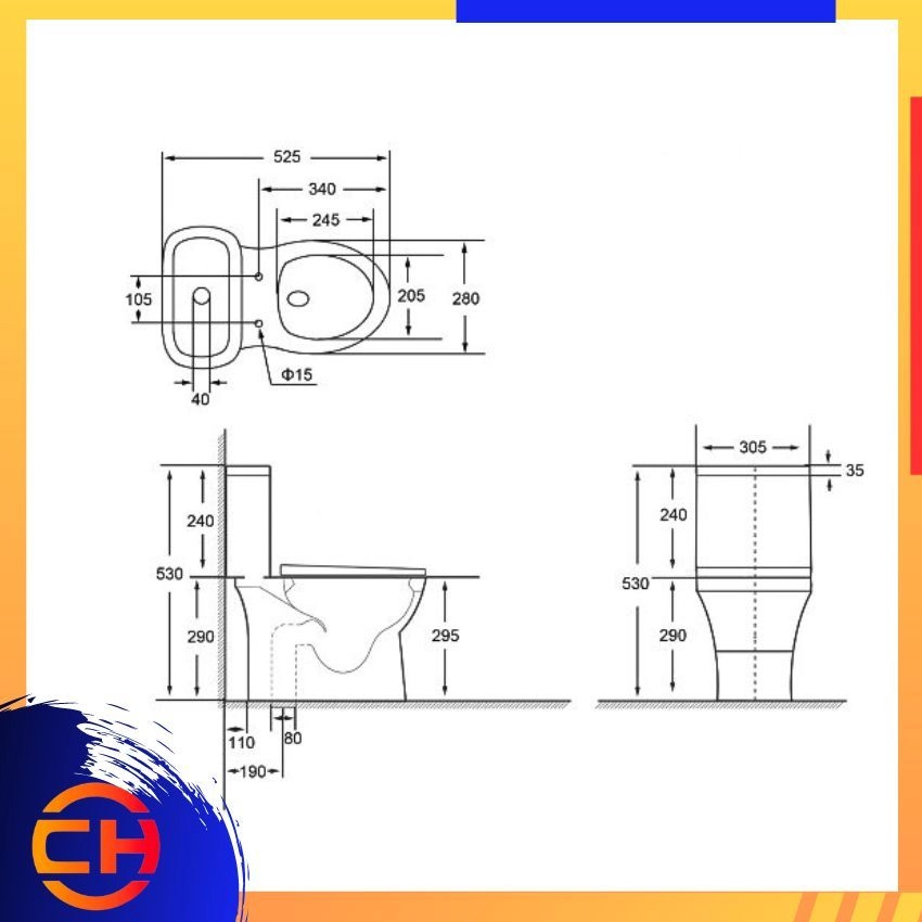 SORENTO WATER CLOSET SRTWC201 (Children Water Closet)