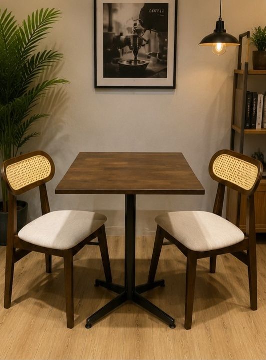 Solid Wood Table Set (Walnut)