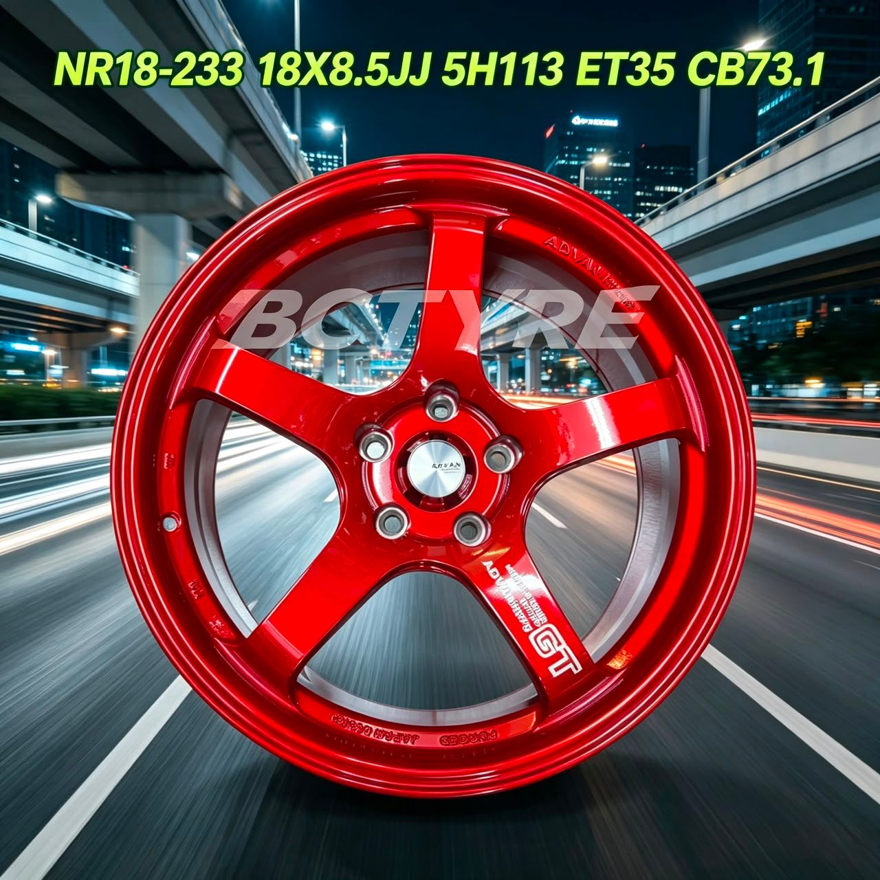 NR18-233 18X8.5JJ 5H112-114.3 ET35 CB73.1