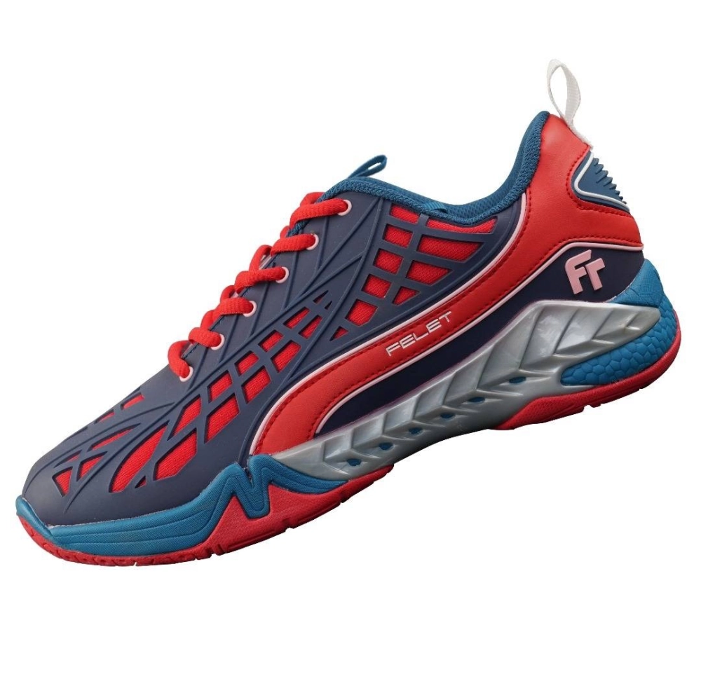 Felet Spider Boost (White/Red) Sports Badminton Shoes Kajang Felet Spider Boost (White/Red) Sports Badminton Shoes Kajang