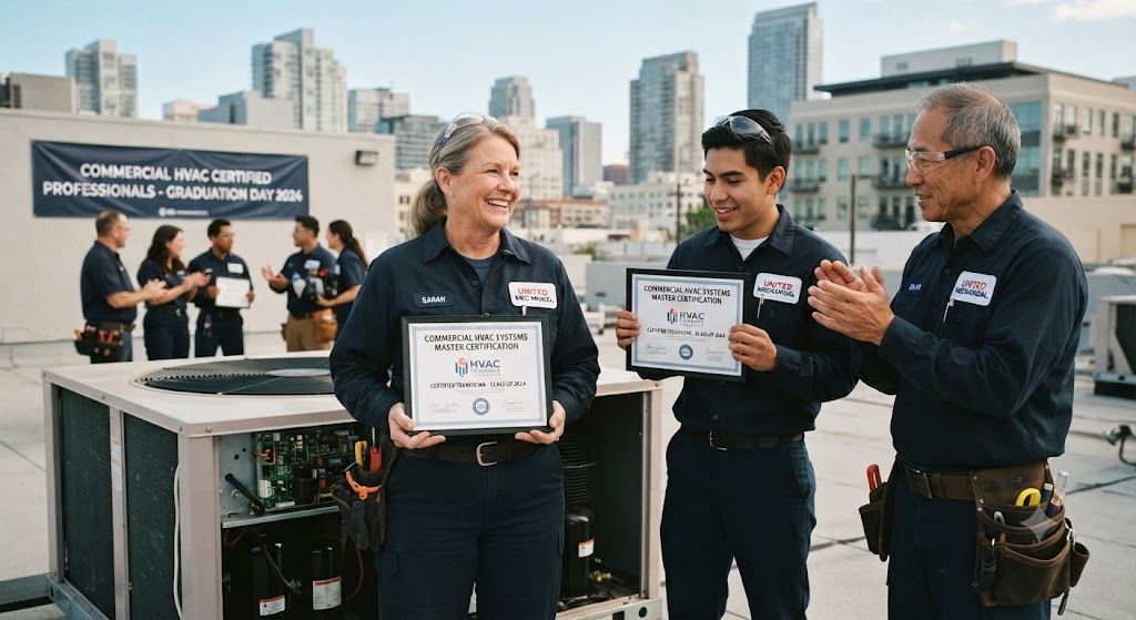 Commercial HVAC maintenance technician certification