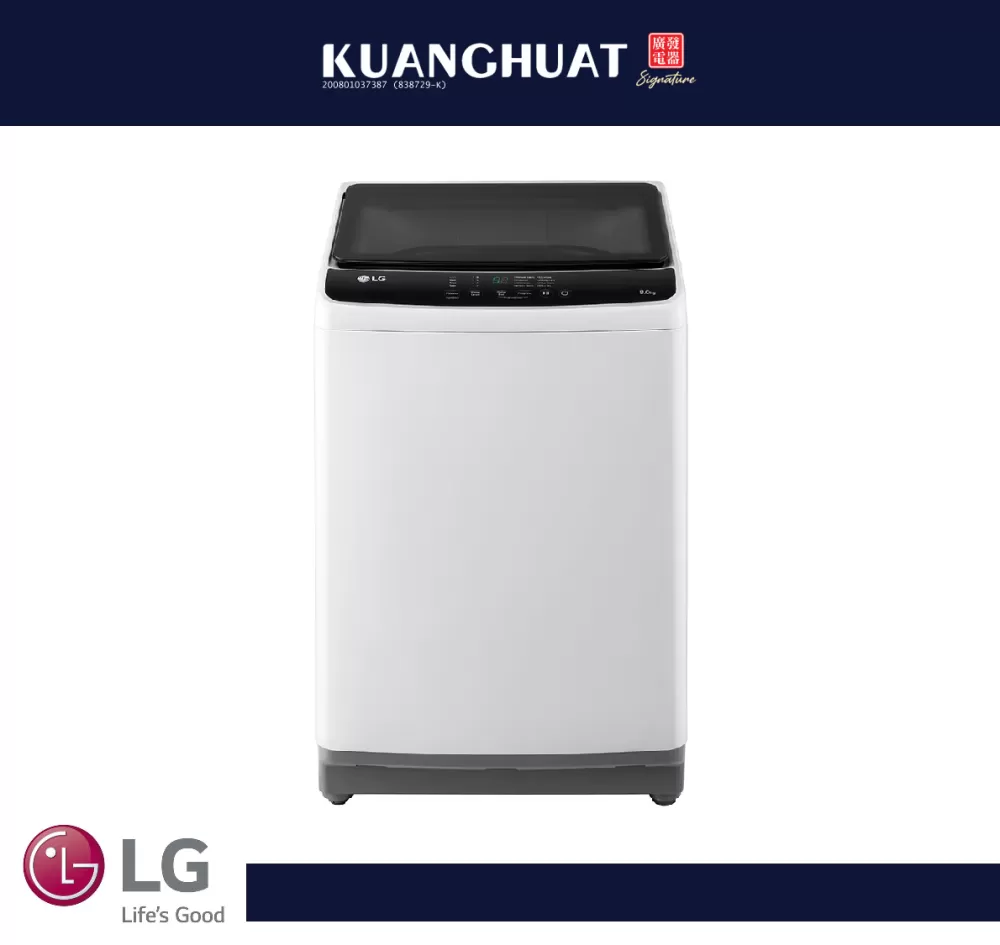 LG 8kg Top Load Washing Machine with Honeycomb Crystal Drum T2108NT1W1