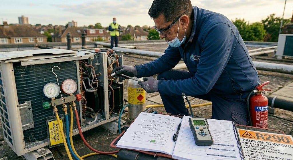 R290 servicing best practices for safety