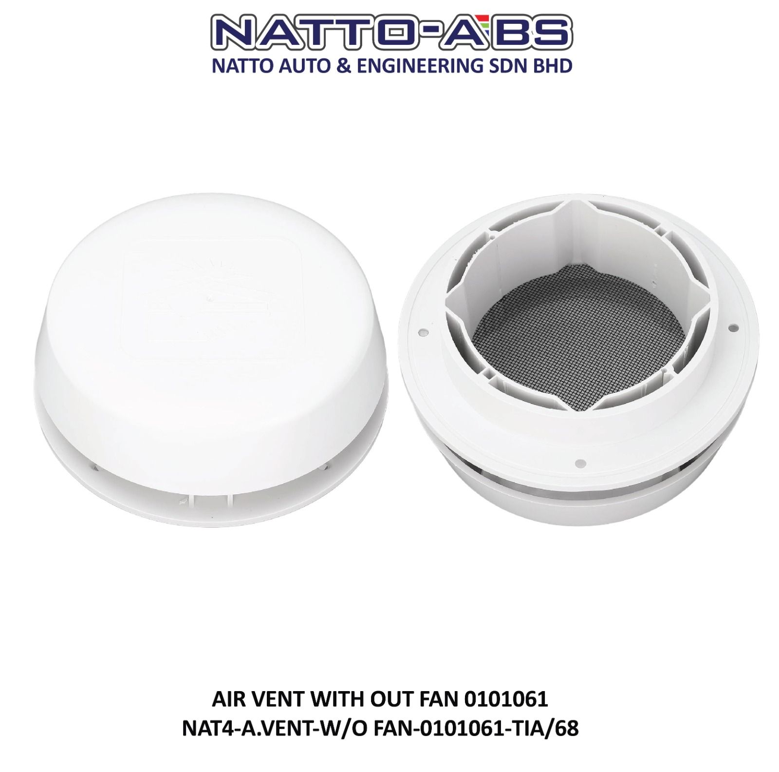 Air Vent Without Fan 0101061 (154mm)