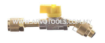 REFCO BALL VALVE CA-2 X 1/4' SAE-Y-N-OD-45掳