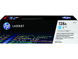 HP 128A Cyan Original LaserJet Toner Cartridge CE321A