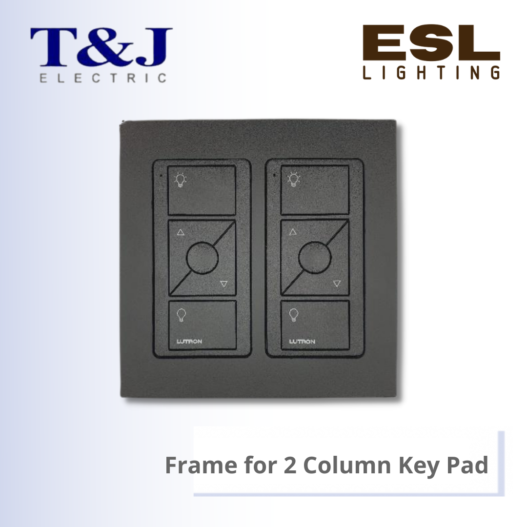 T&J LAVINA"95" SERIES Frame for 2 Column Key Pad - JC1502A-LWH / JC1502A-LBL / JC1502A-DAD / JC1502A-BL