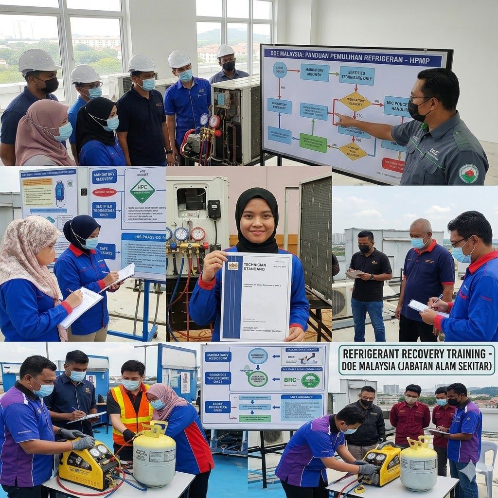 refrigerant recovery training Malaysia DOE
