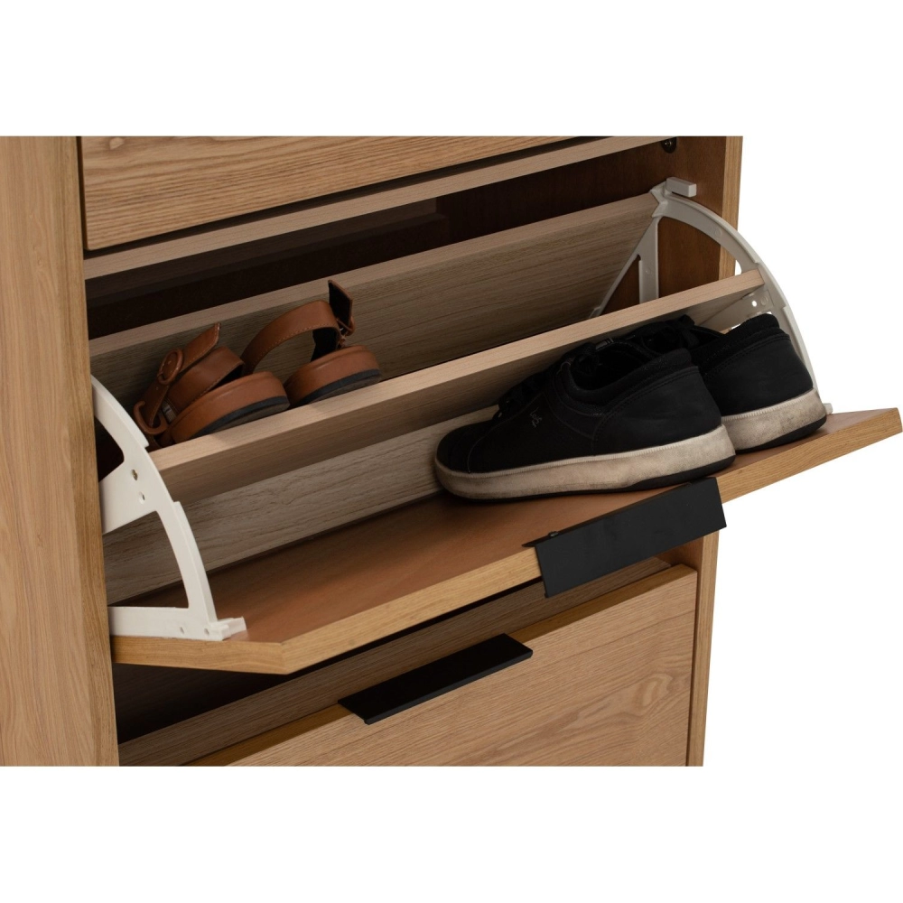 Malton 3 Door Shoe Cabinet (Natural)