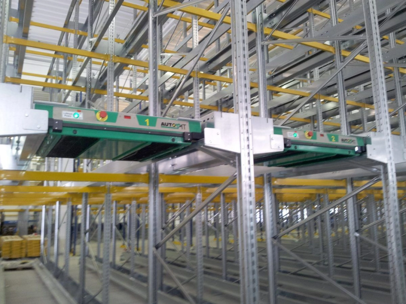 Radio Shuttle Racking System Automated Storage And Retrieval System ...