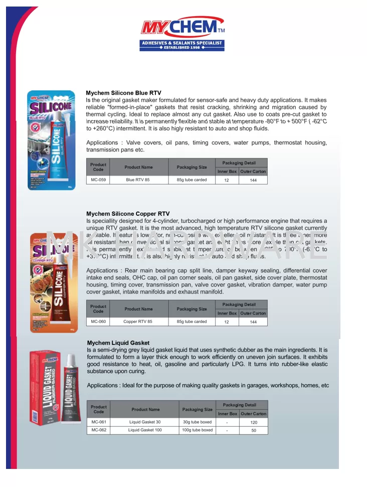 GASKET MAKER SILICONE