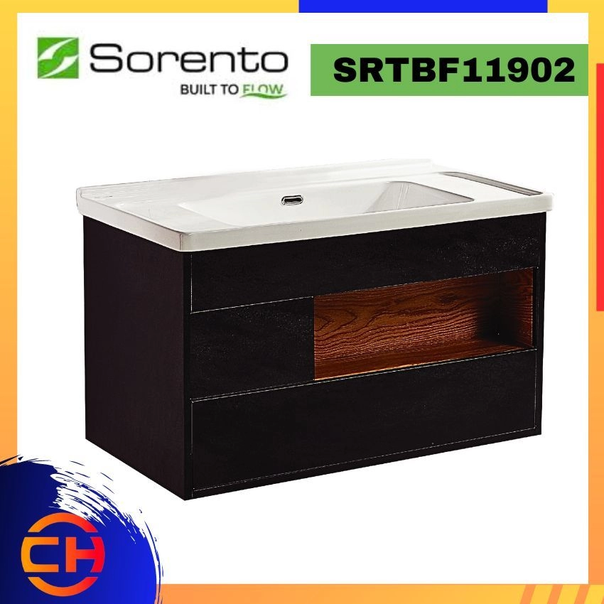 SORENTO BASIN CABINET SRTBF11902 3 IN 1 BATHROOM FURNITURE