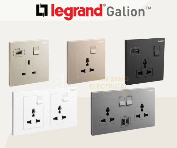 Legrand GA32108CH/ GA32108CHMY RJ11 Telephone Socket (Champagne) KL ...