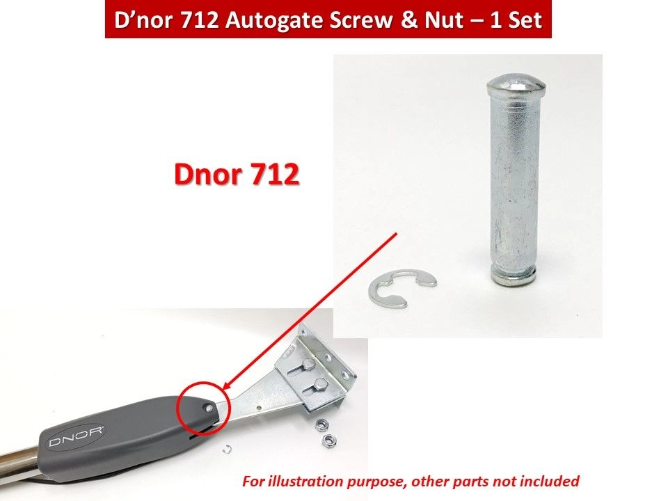 Autogate Screw & Nut for Arm Motor - Dnor 212 / Dnor 712 / OAE 333A / E3000 