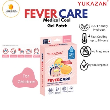 Yuka Zan Children Fevercare Medical Cool Gel Patch (6's)