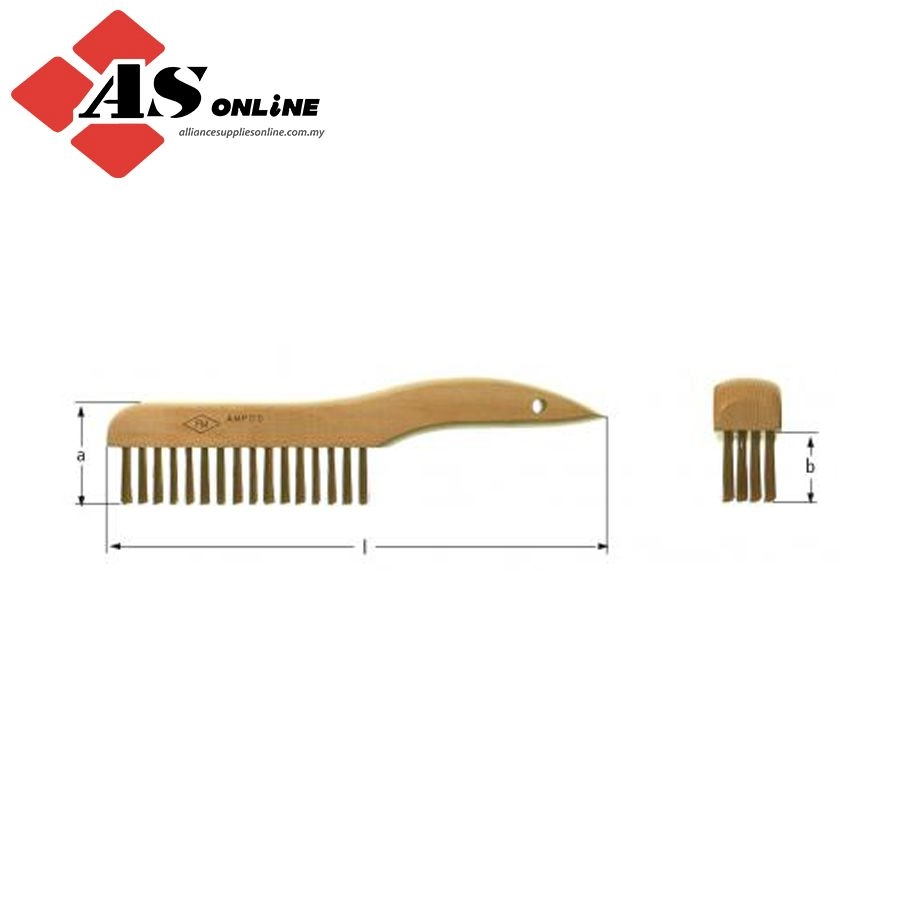 AMPCO Shoe Handle Brush / Model: KH0001