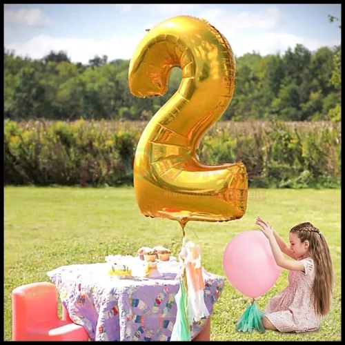 40inch Foil Balloon Number 2 - Gold (FB-40-2G)