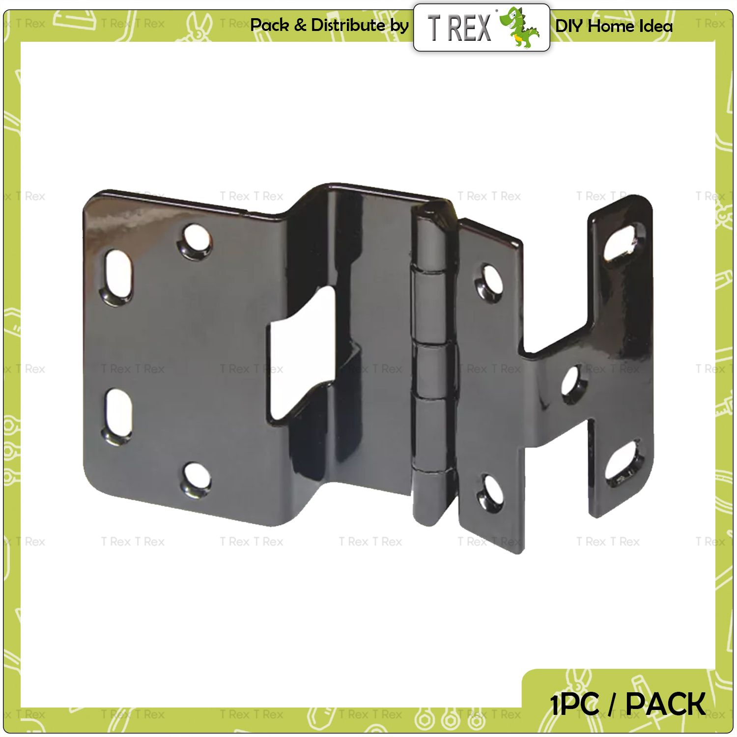 T Rex DIY 270° Five Knuckle Institutional Hinge – Black