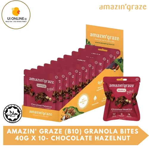 Amazin' Mini Granola Bites Hazelnut Blackforest (10pack)