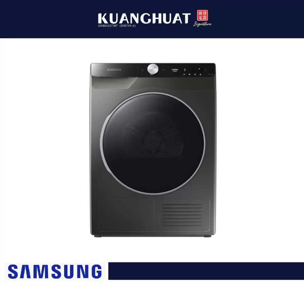 [PRE-ORDER 7 DAYS] SAMSUNG 9kg Heat Pump Dryer with AI Control DV90T8240SX/FQ