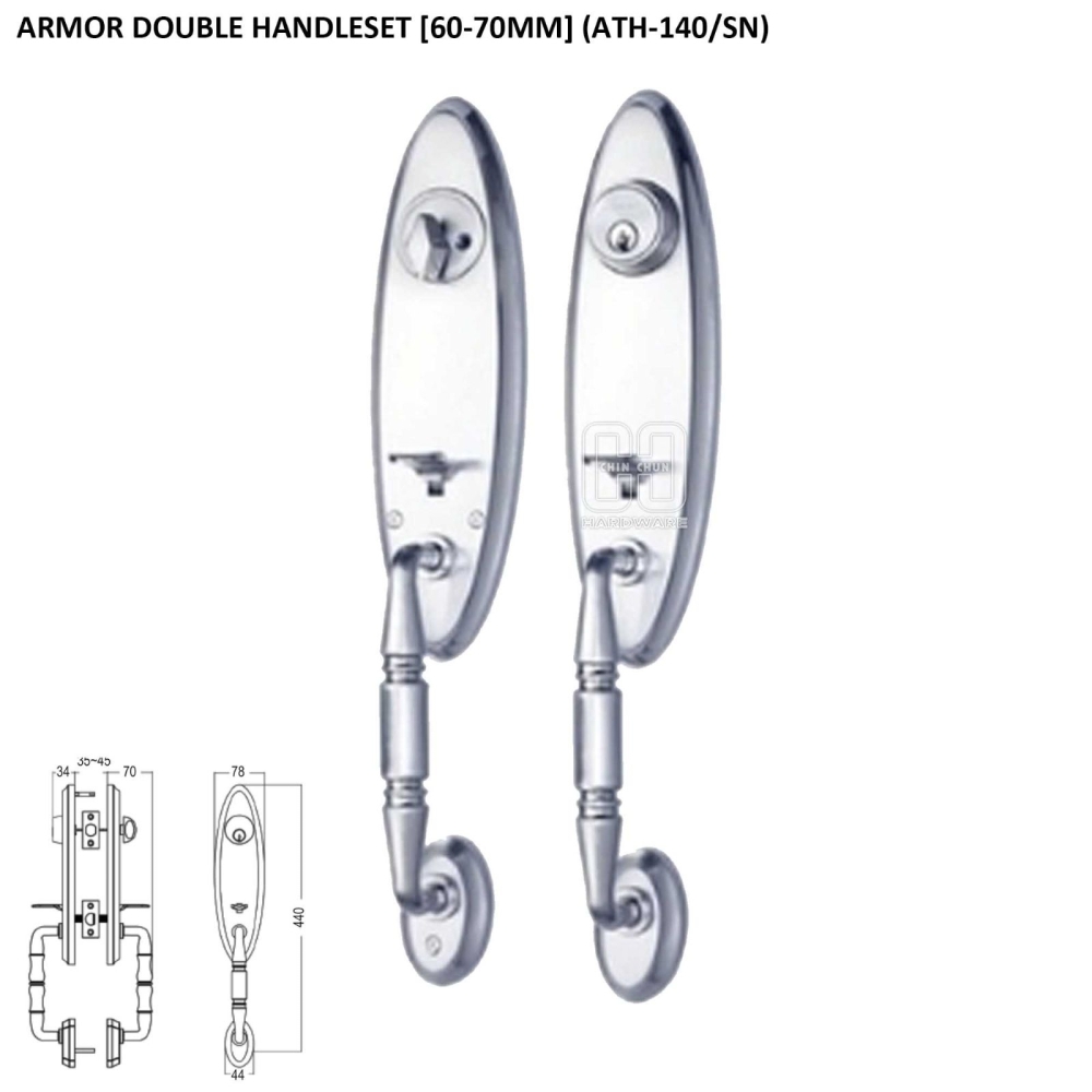 ARMOR DOUBLE HANDLESET ATH-140/SN 60-70MM