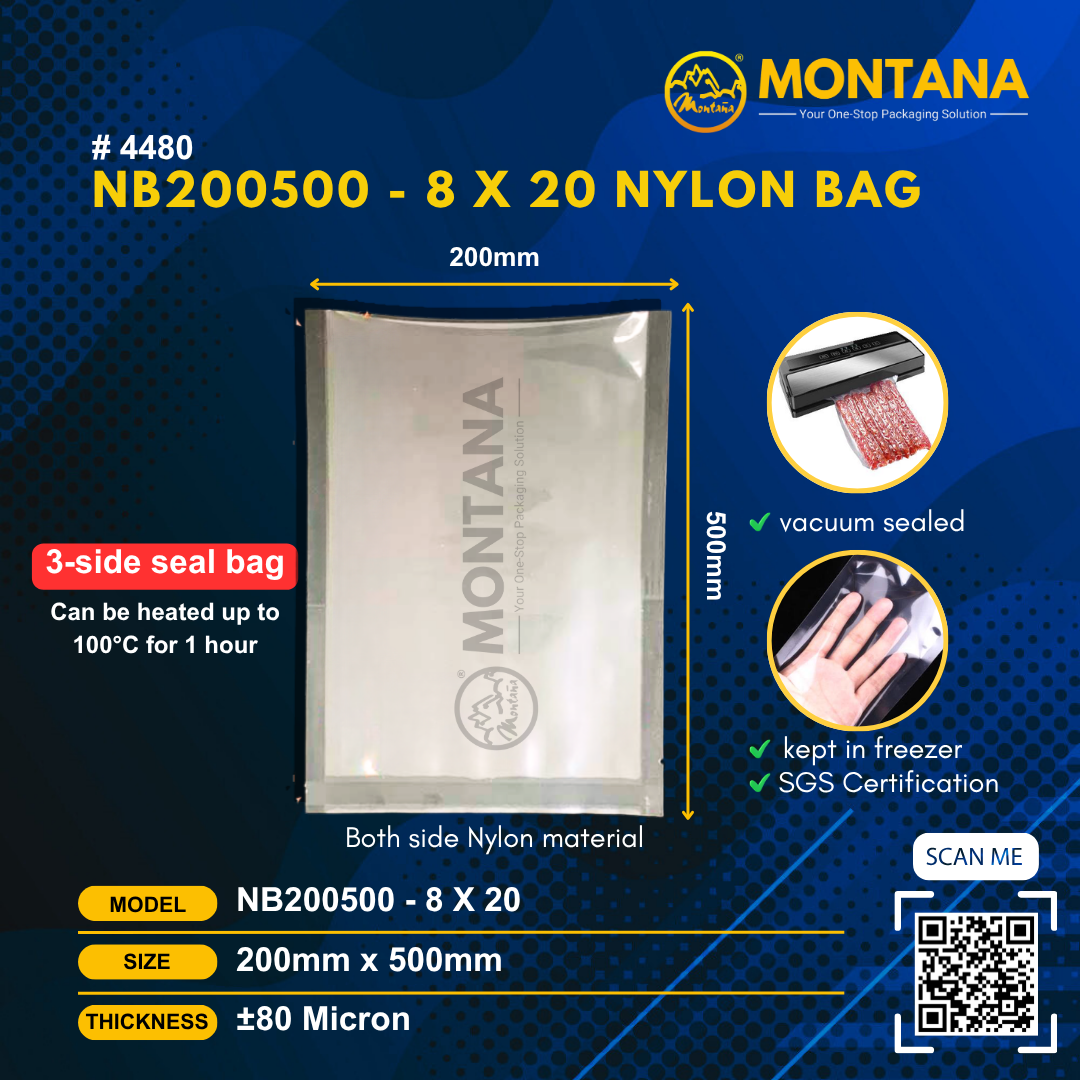 (4480) NB200500 - 8 x 20 NYLON BAG