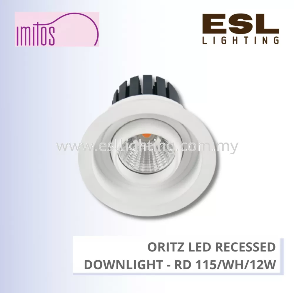 IMITOS ORITZ LED RECESSED DOWNLIGHT 12W - RD115/WH/12W