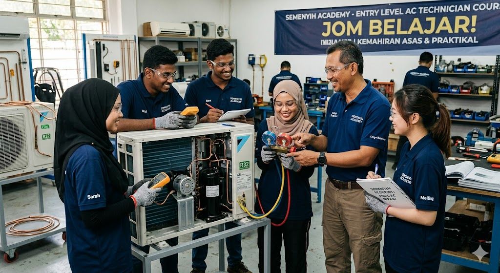 entry level air conditioning technician course