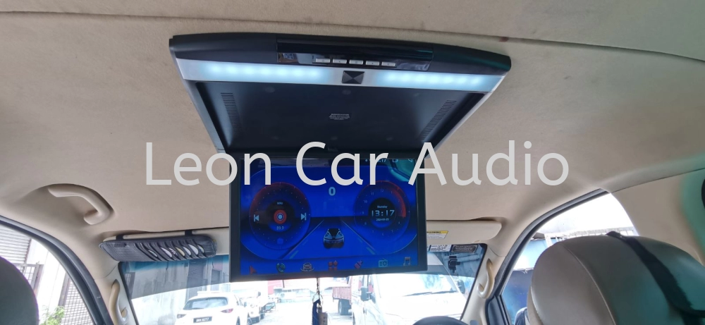 Hyundai Starex 17.3" fhd hdmi usb mp4 roof led monitor