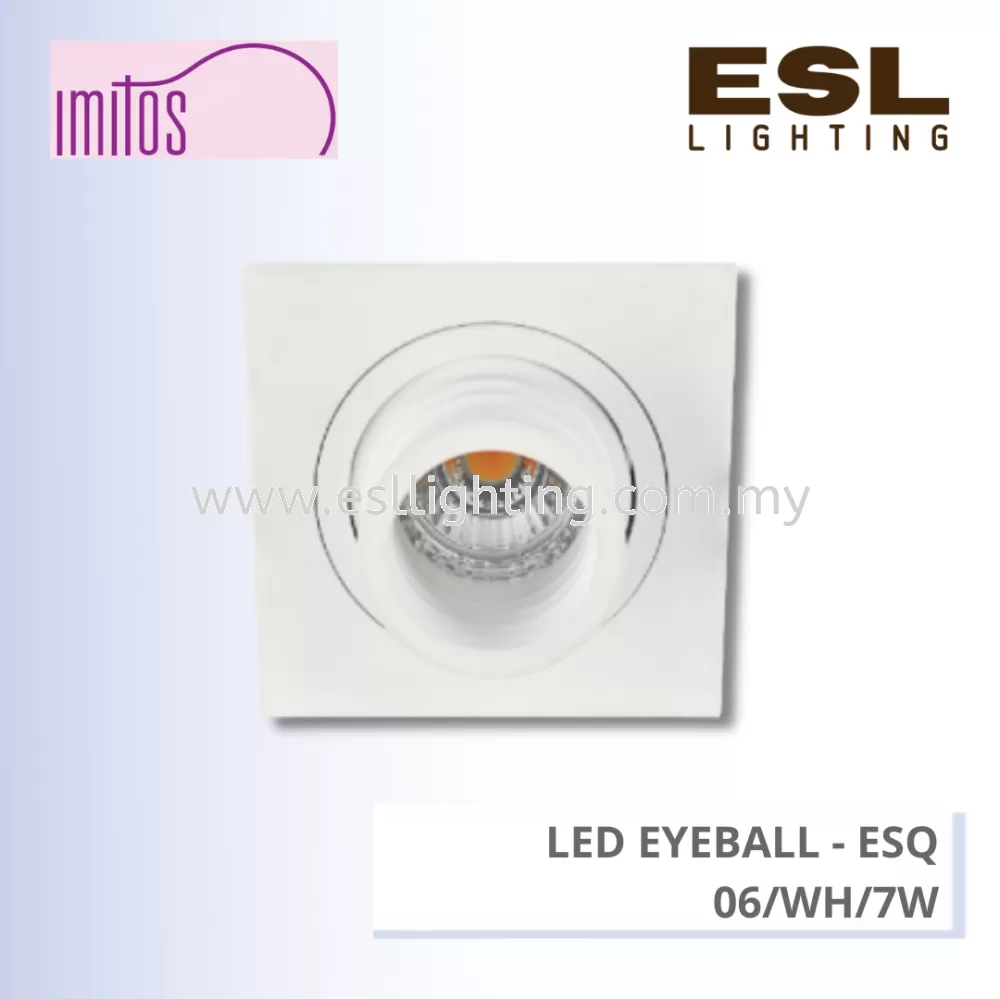 IMITOS LED EYEBALL 7W - ESQ06/WH/7W