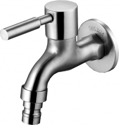 SCT-083-SS SUS304 Stainless Steel Hose Bib Tap – Durable Bib Tap for Garden & Outdoor Water Use