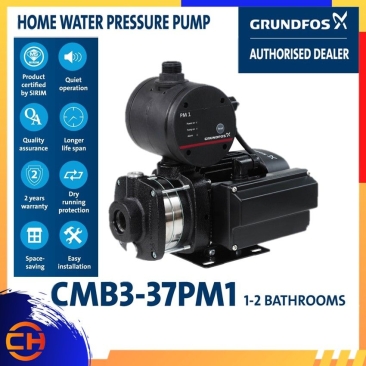 Grundfos CMB3-37PM1 Home Water Pressure Booster Pump