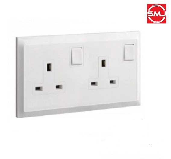 Legrand 617146MY Belanko-S 13A 2 Gang Double Switch Socket Outlet 