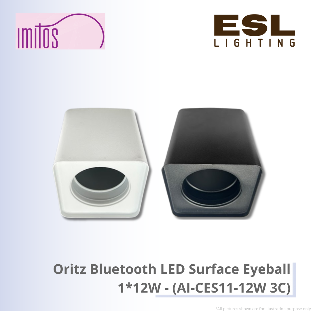IMITOS Oritz Bluetooth LED Surface Eyeball 1*12W - AI-CES11-12W 3C