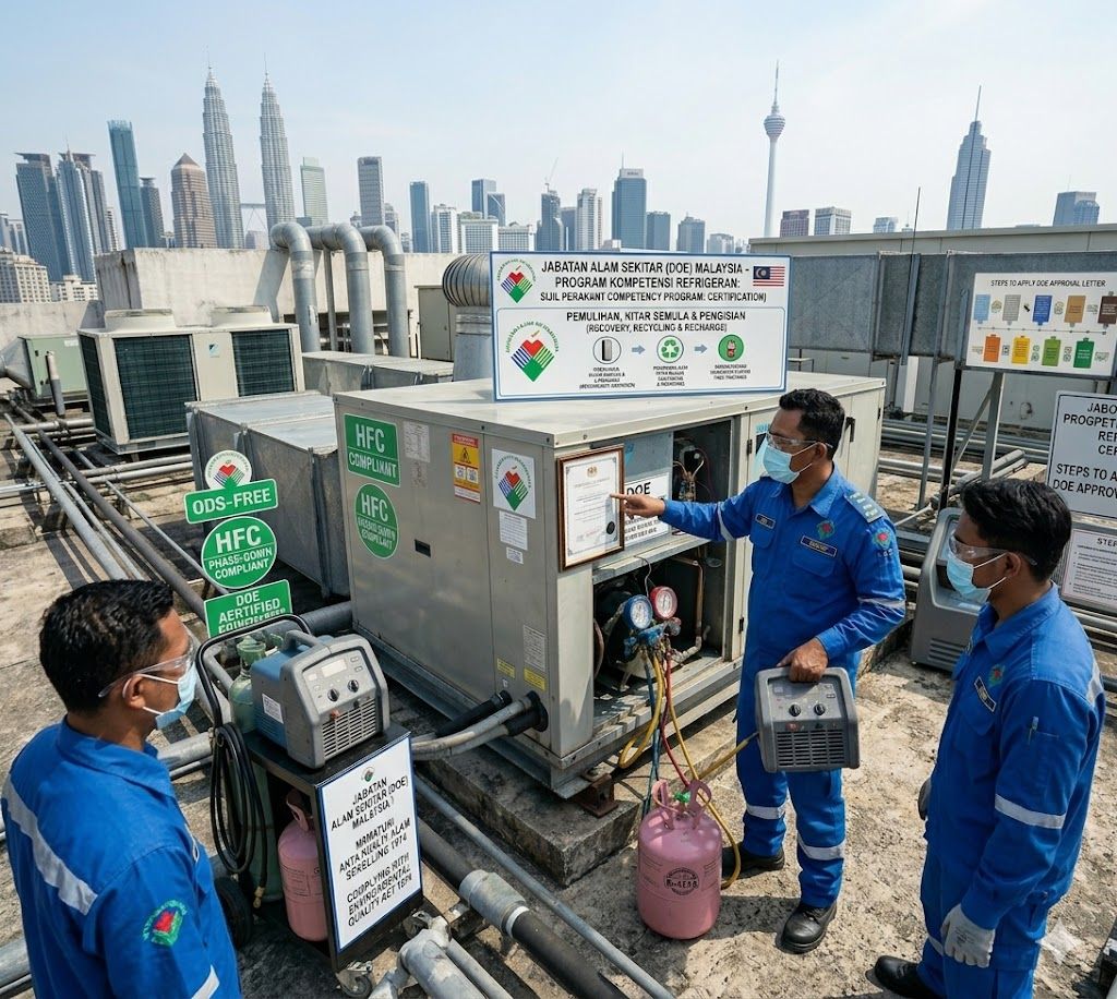 certified refrigerant recovery technician Malaysia