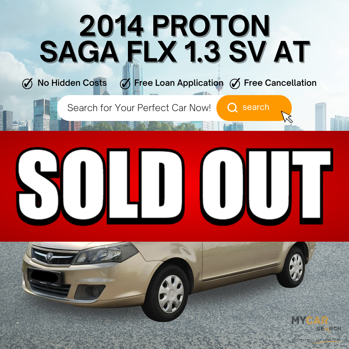 2014 PROTON SAGA 1.3 SV AT