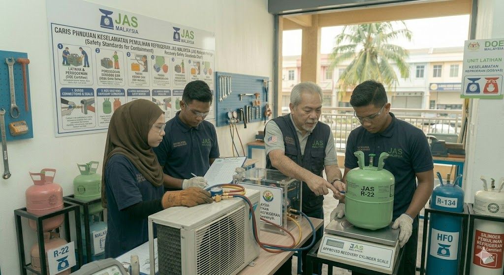 refrigerant recovery safety standards Malaysia