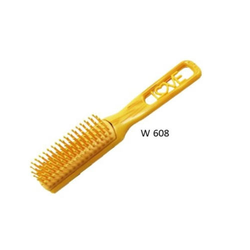 Wooden Colour Hair Brush W 608