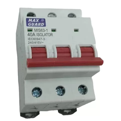 Maxguard 40A 3 Pole Isolator (SIRIM APPROVED)