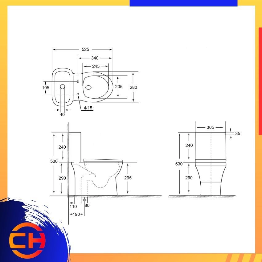 SORENTO WATER CLOSET SRTWC202 (Children Water Closet)