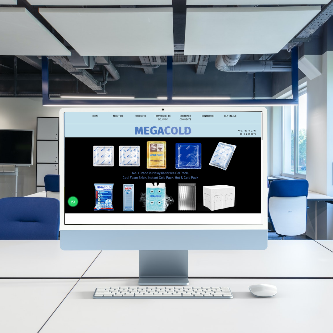 Ice Pack Manufacturer Website Design & SEO | Seremban