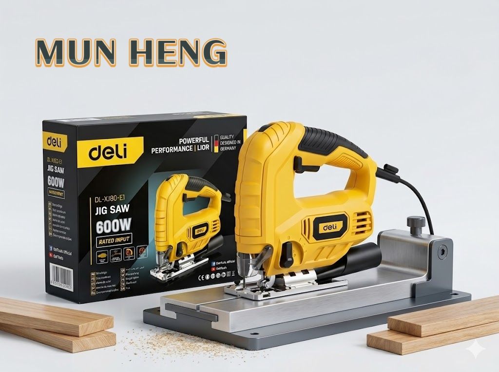 德力工具 (Deli) DL-XJ80-E1 强劲动力曲线锯  600W JIG SAW