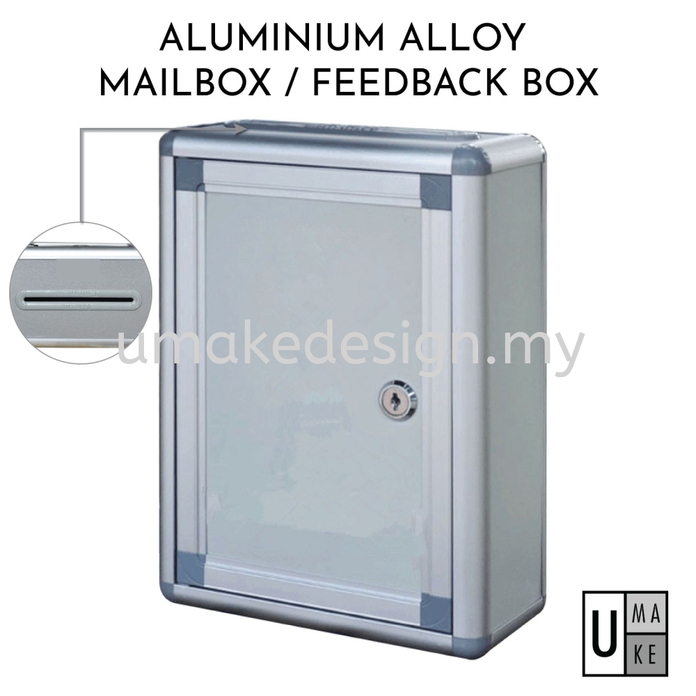 Aluminium Alloy Mailbox Wall Mounted | Outdoor Letter Post Mail Box ...