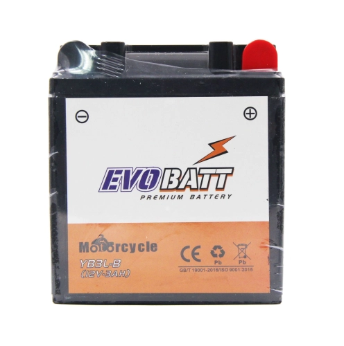 Evobatt YB3LB Motorcycle Battery