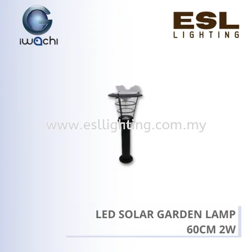 IWACHI LED SOLAR GARDEN LAMP 60CM 2W -S2039