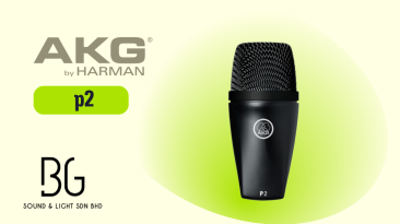 AKG P2 有线动圈低频乐器麦克风 – 心形指向适用于底鼓与低音音箱