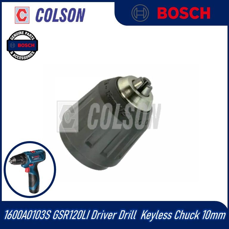 BOSCH 1600A0103S GSR120LI Driver Drill  Keyless Chuck 10mm